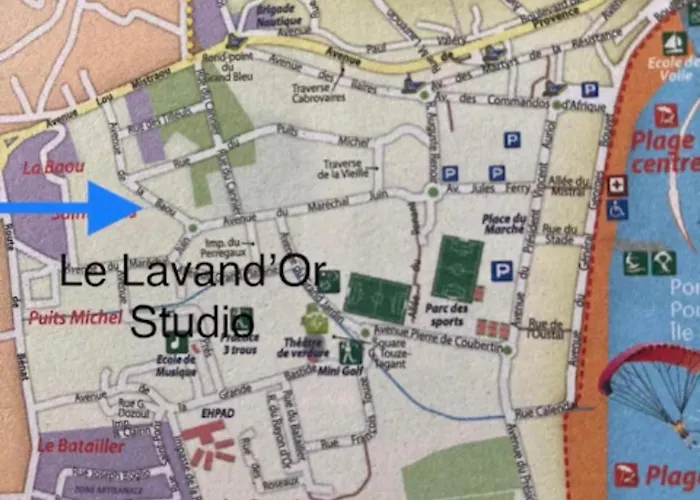 Privee Avec Balcon, Piscine Et Place De Parking Apartman *